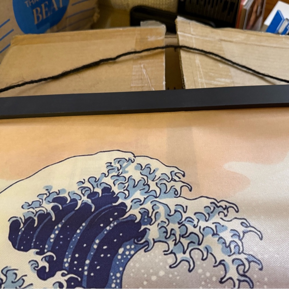 Japanese Wave Art Print One Piece scroll - Picture 3 of 3